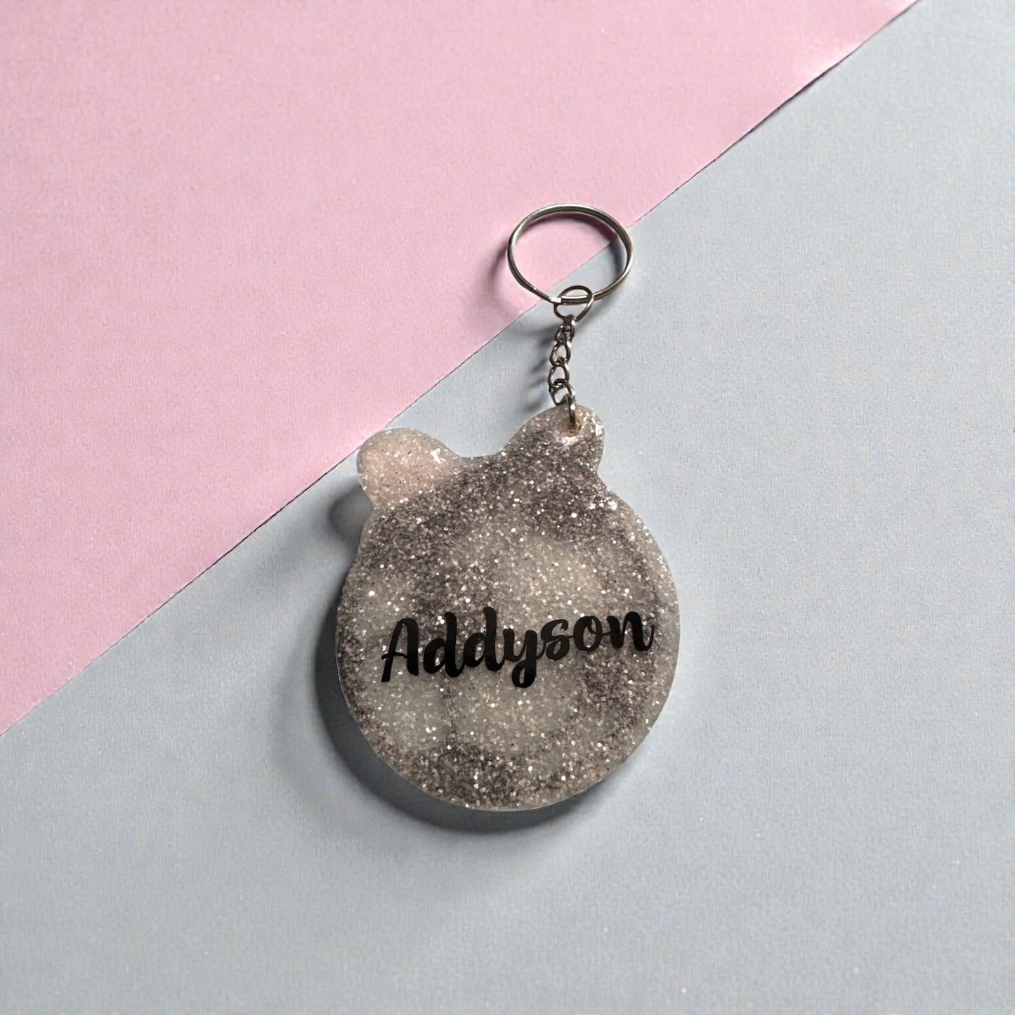 Soccer Ball Bow Acrylic KEYCHAIN, Backpack or Luggage Tag. Personalized for a Coach Gift, Soccer Player Gift