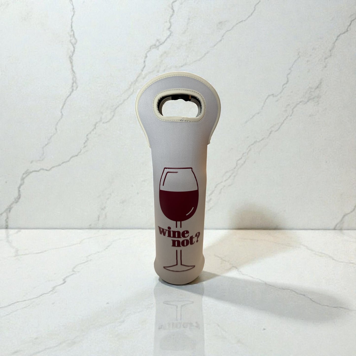 Wine Not? Neoprene Wine Bag with Handle