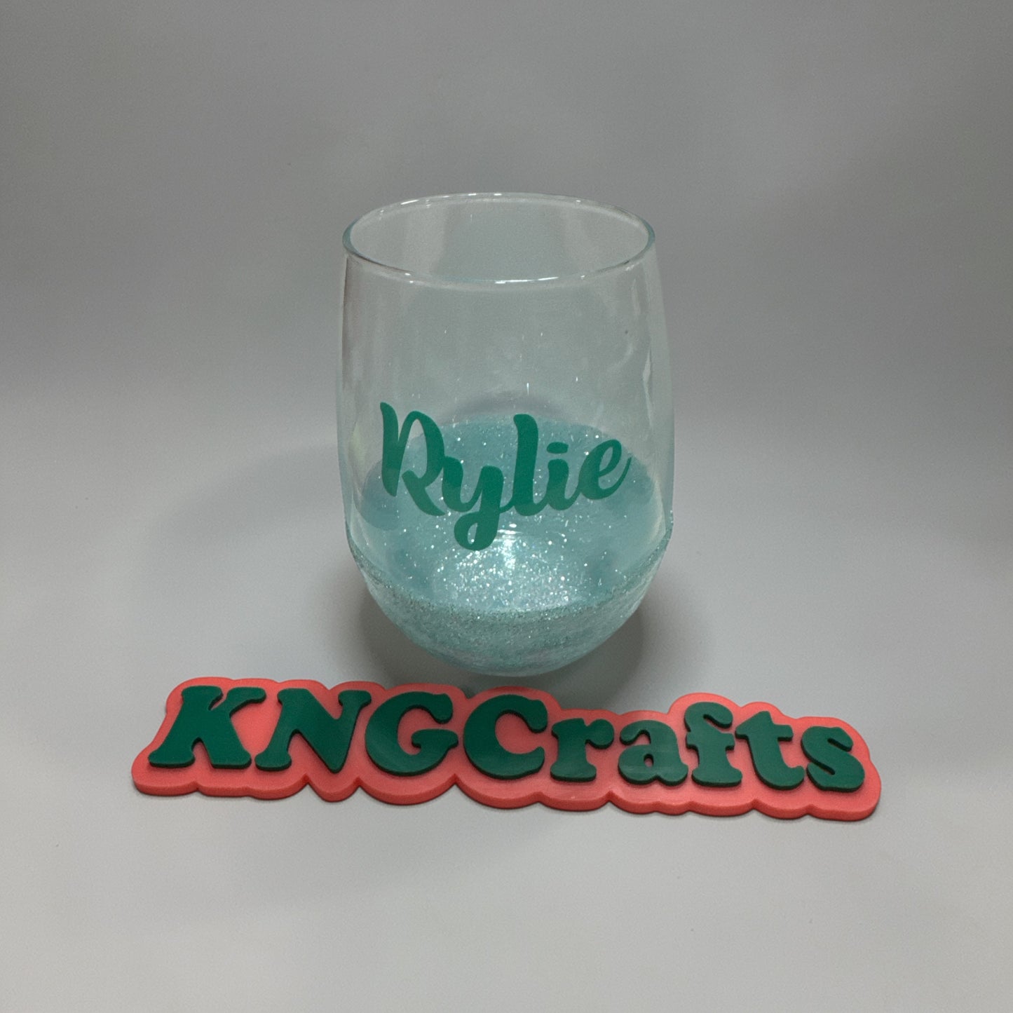 Wine Glass – Glitter Personalized - Perfect for Gifts & Bridesmaids