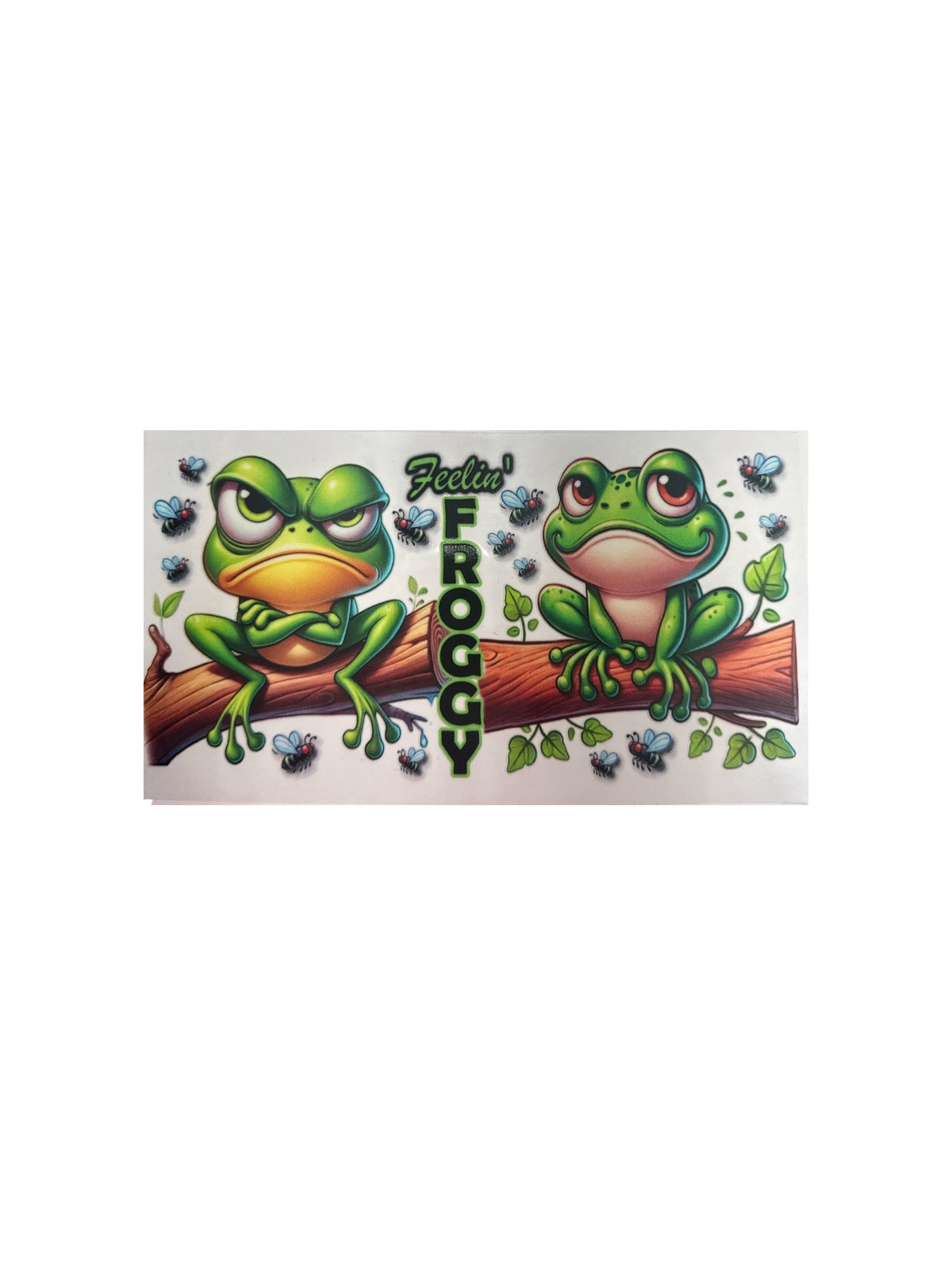 Froggy UV DTF Cup Wrap – 16oz UV DTF Transfer Cups #433