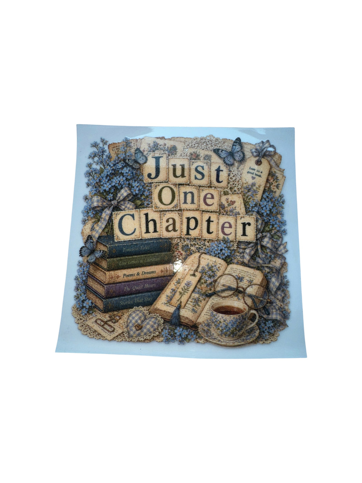 15oz UV DTF Transfer Just one More Chapter Wrap, #619
