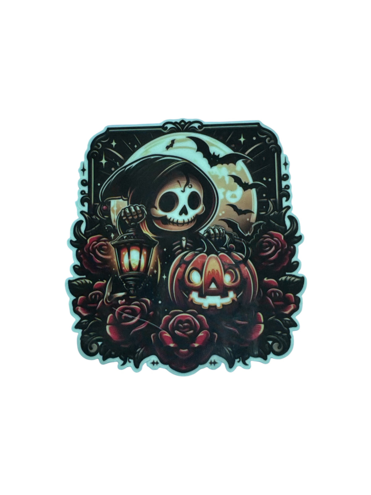 15oz UV DTF Transfer Skeleton and Pumpkin Wrap, #631