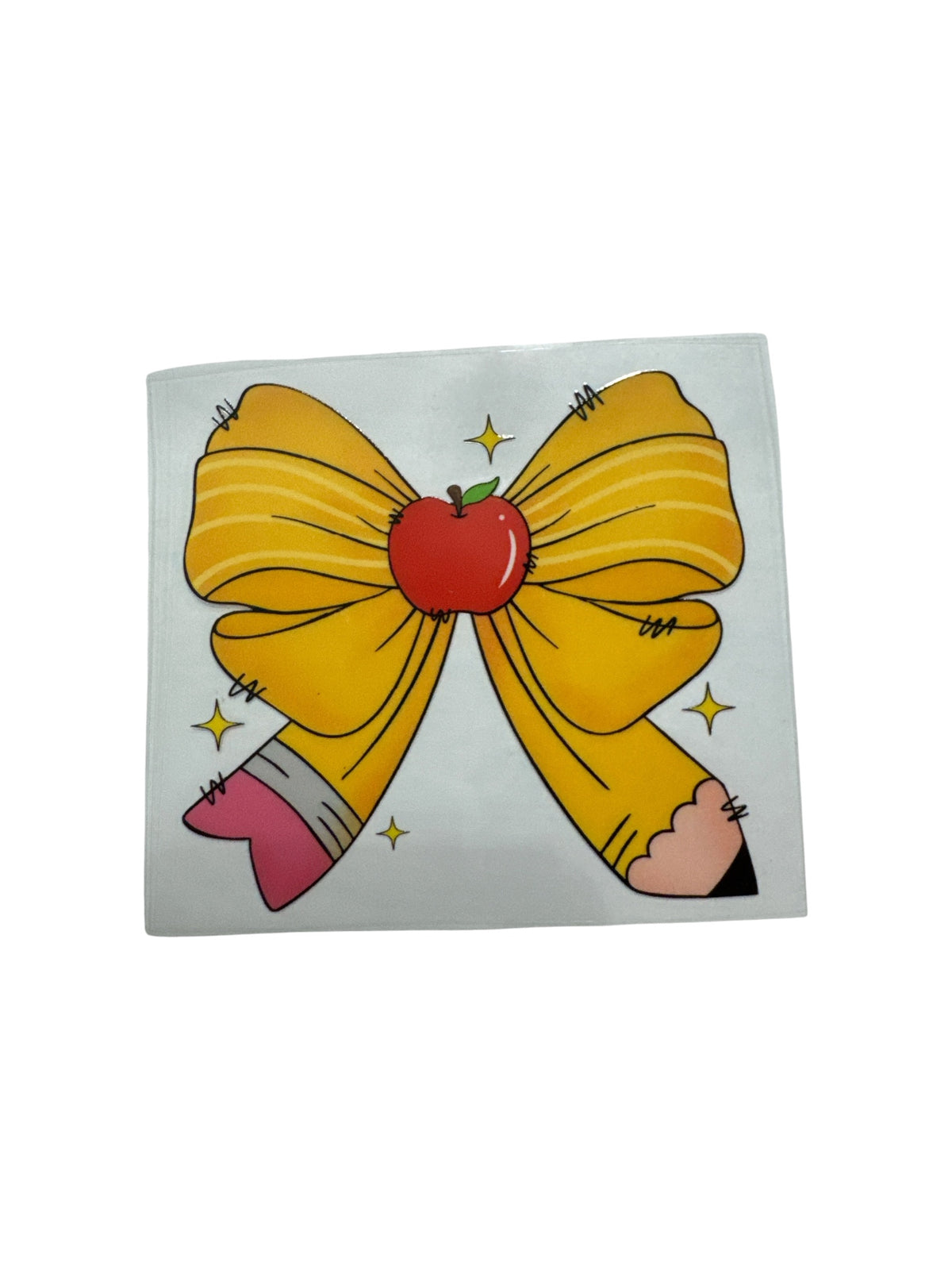 15oz UV DTF Transfer Pencil Bow Wrap, #708