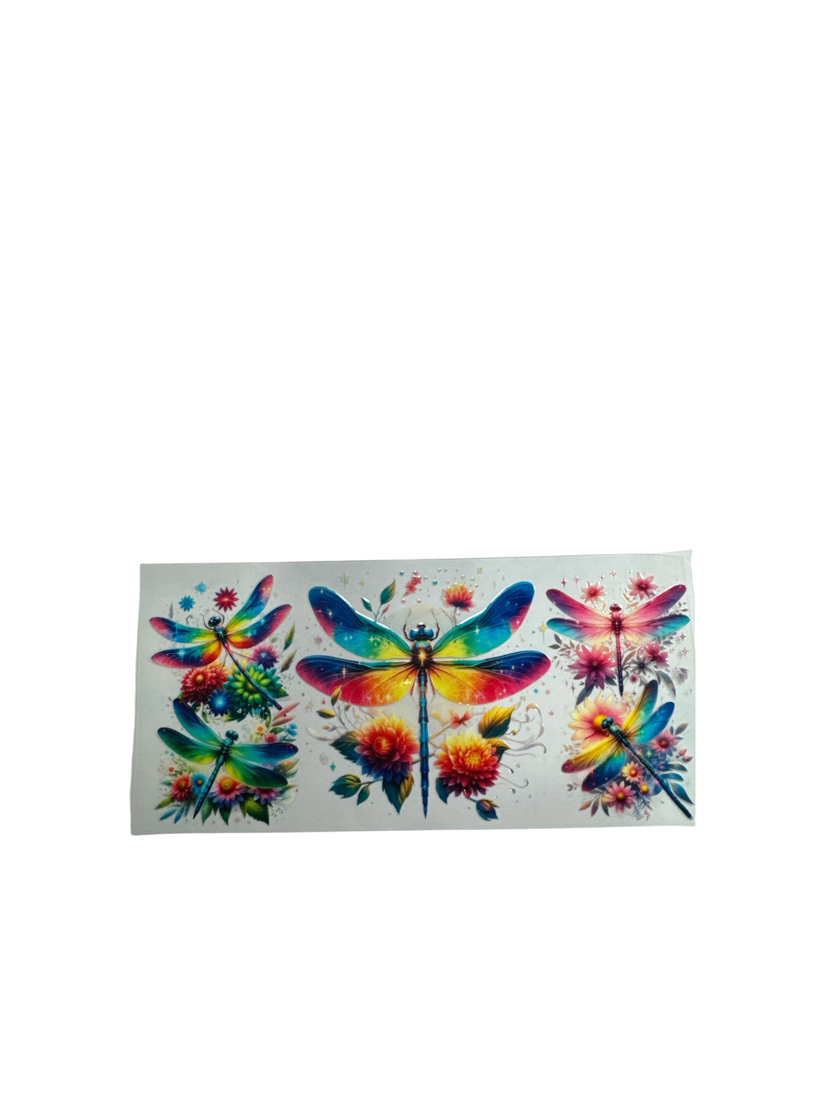 Dragonflies Colorful 16oz UV DTF Decal #694