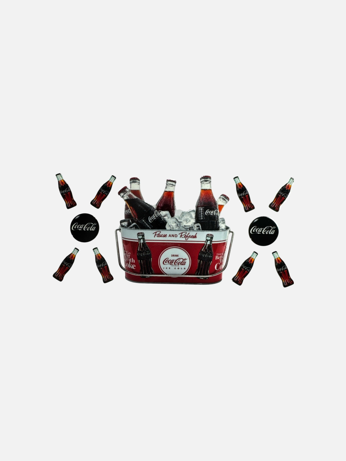 Soda drinks Coca Cola in a bucket 16oz UV DTF Transfer Decal #805