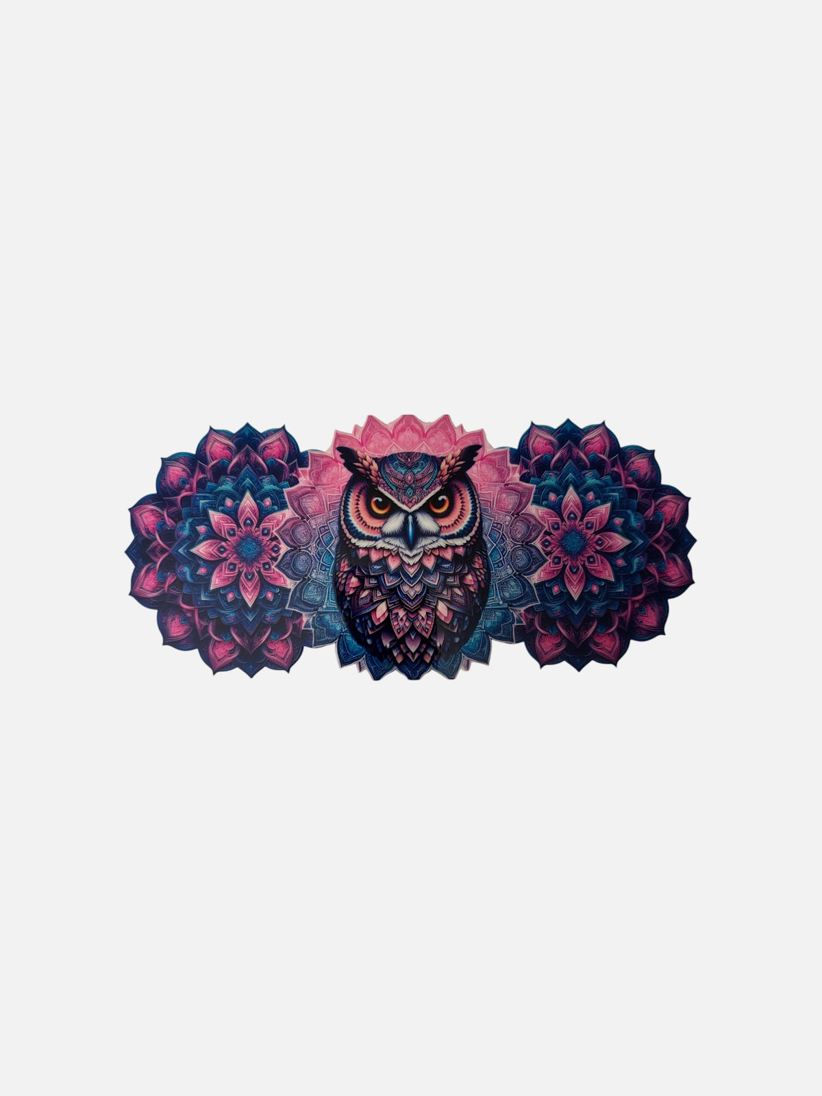 Owl with Flower 16oz UV DTF Decal Transfer #763