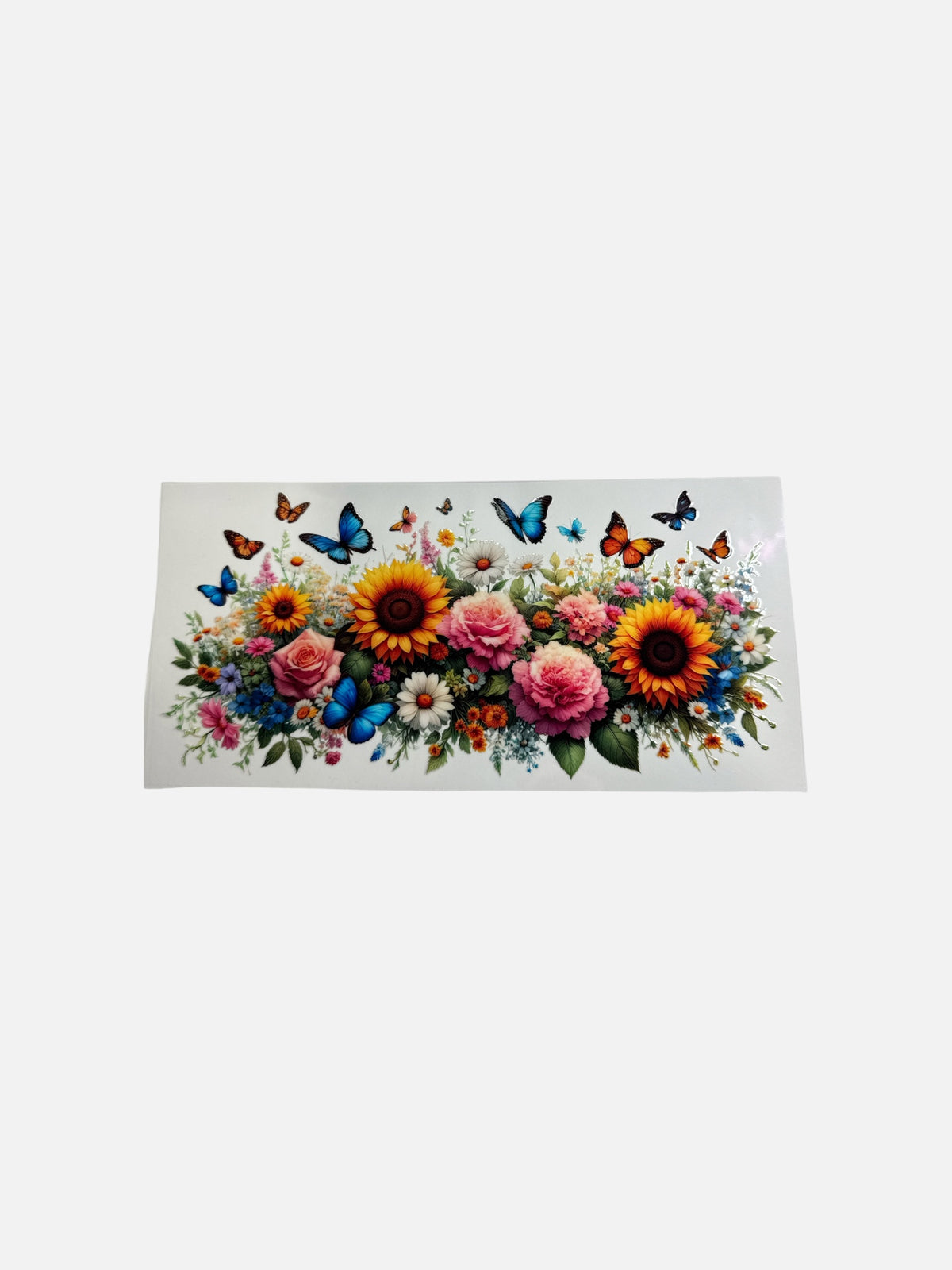 Garden Flowers 16oz UV DTF Decal Transfer #825