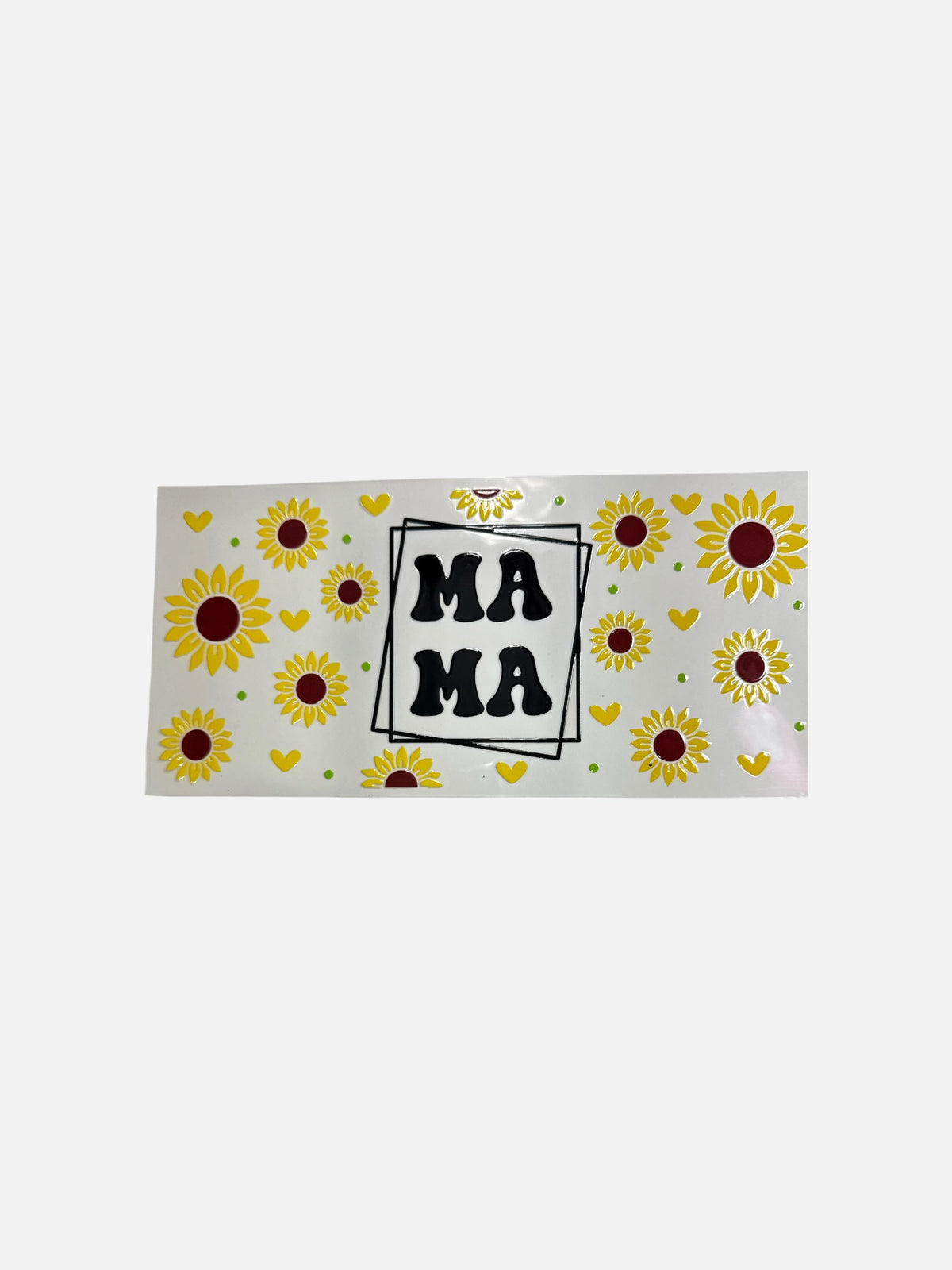 Mama Sunflower UV DTF 16oz Decal Wrap #844