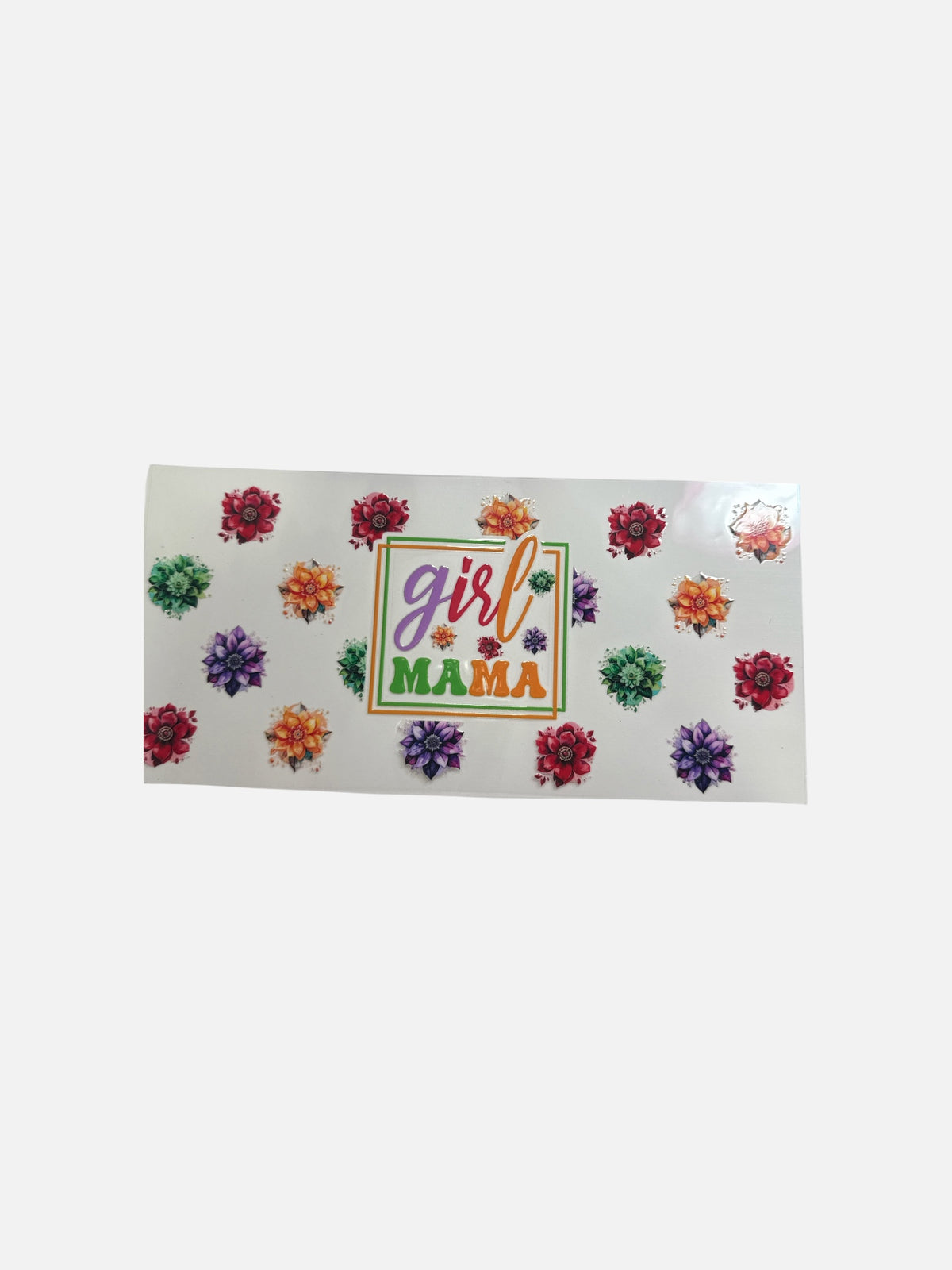 Girl Mama UV DTF 16oz Decal Wrap #849