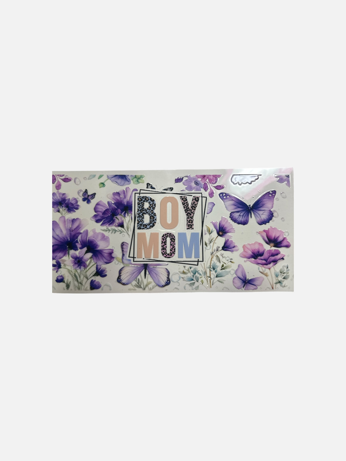 Boy Mom UV DTF 16oz Decal Wrap #850