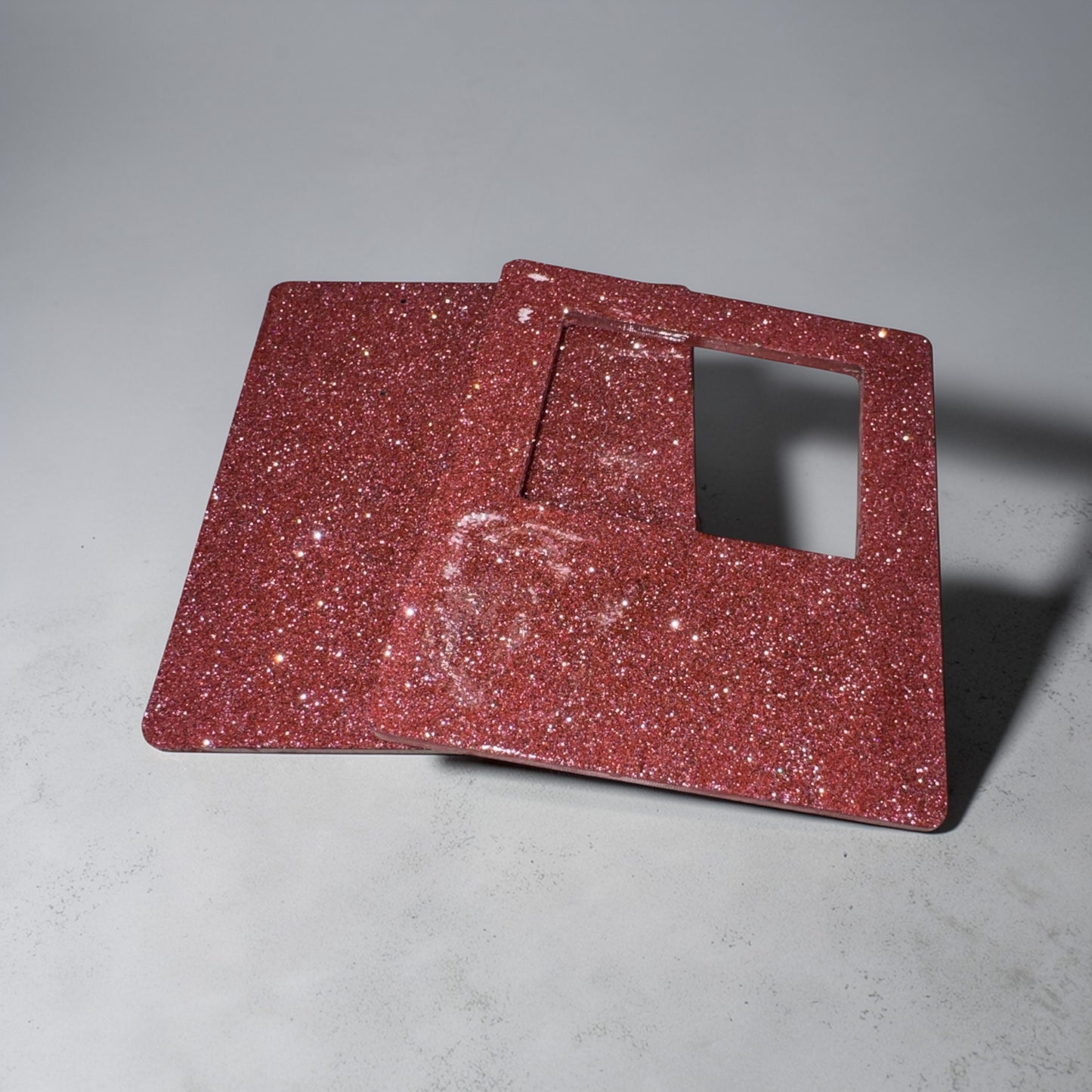 Post‑It Note Holder| Acrylic Glitter – Cute Desk Organizer & Office Accessory