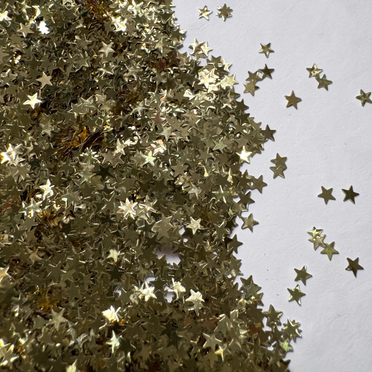 Gold Star 2D Glitter – .05 oz Bags