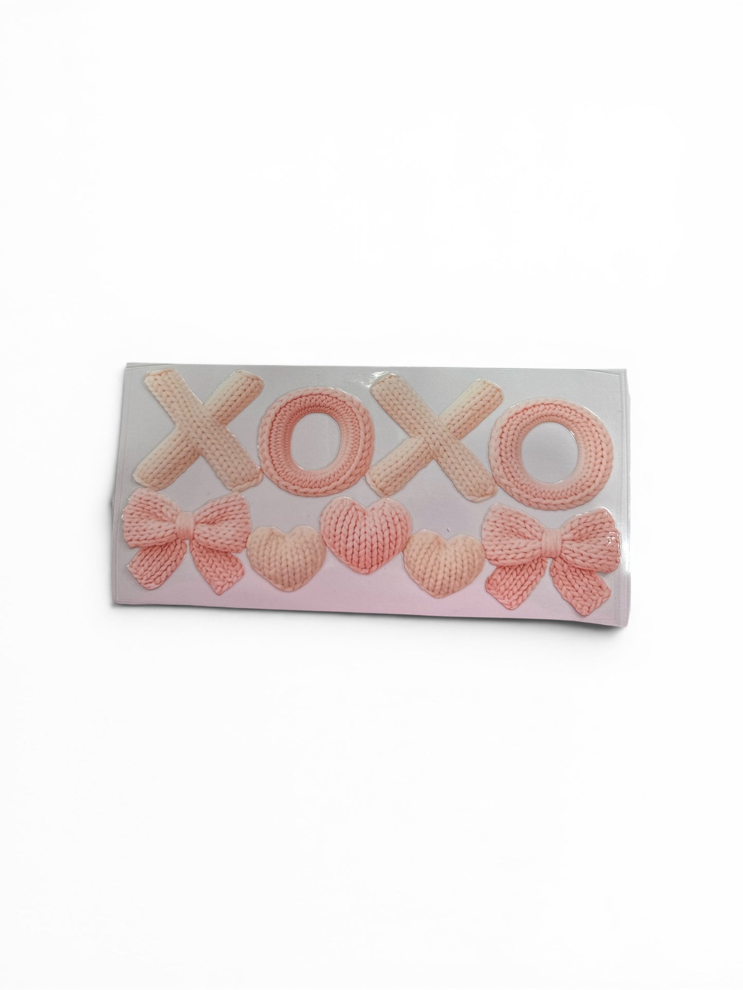 XOXO Bows and Hearts 16oz UV DTF Transfer for Cups #318