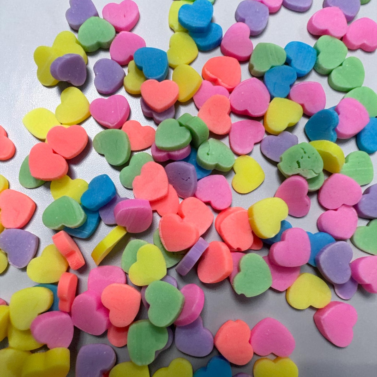 Hearts Colorful Polymer Clay – 1 oz Bag