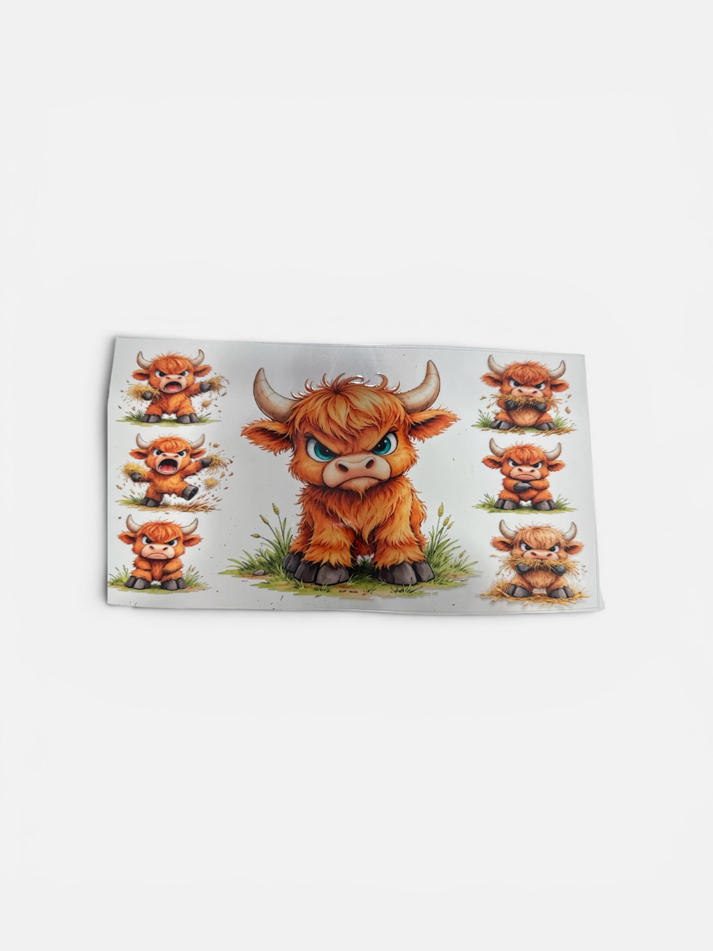 Angry Bull 16oz UV DTF Transfer for Cups #334 (Copy)