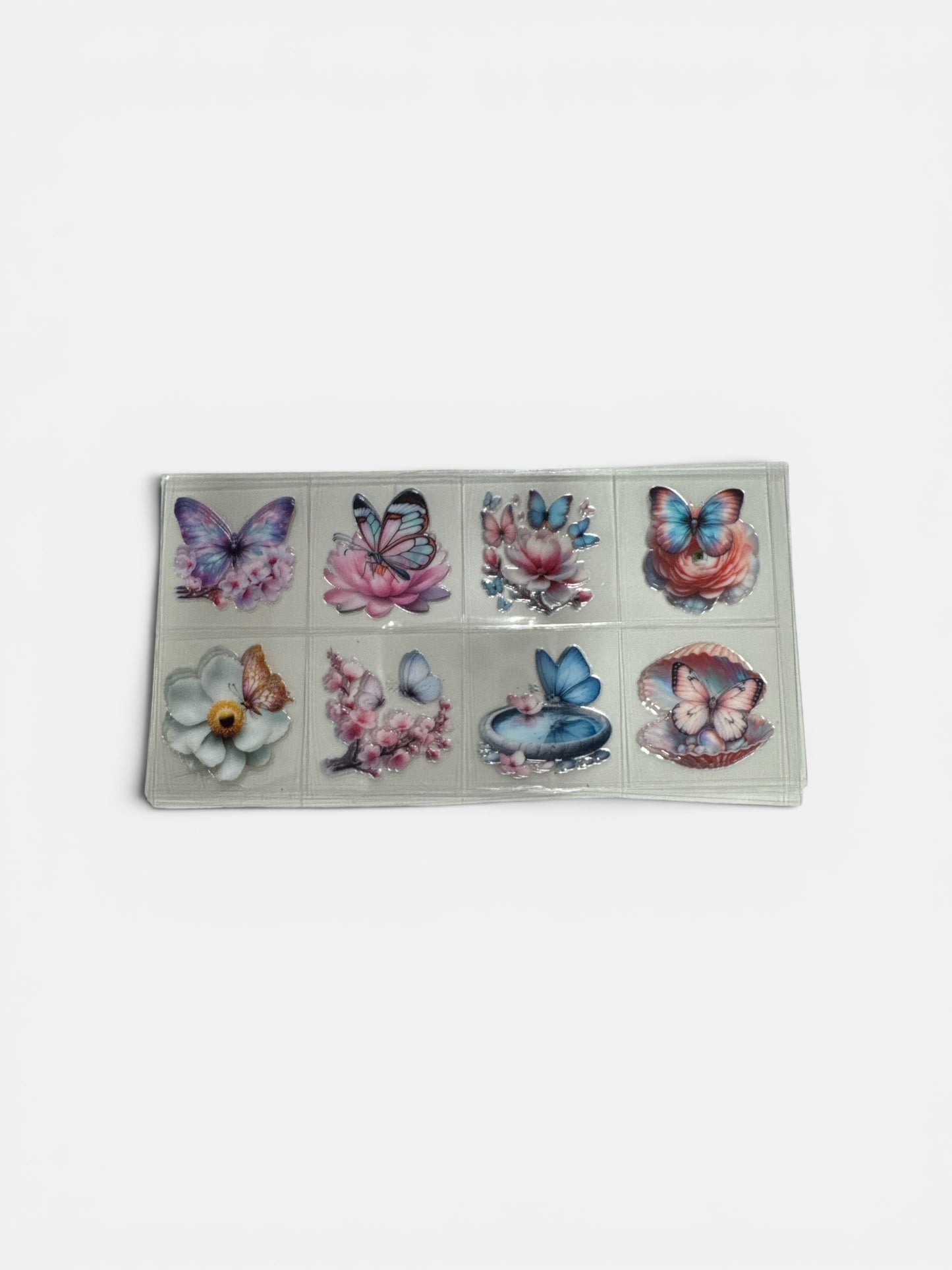 Butterflies and Flowers #108 3 oz UV DTF Cup Wrap