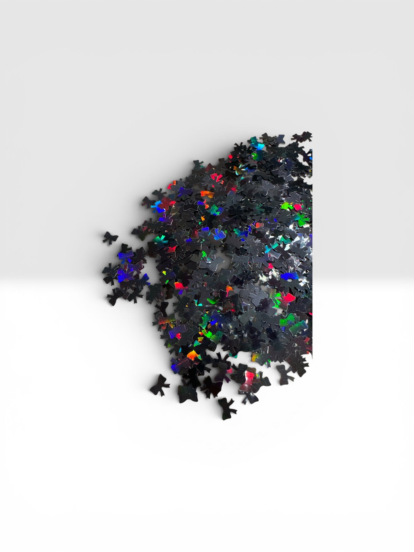 Bows (Holographic) 2D Shaped glitter Craft Supplies 2oz Bag