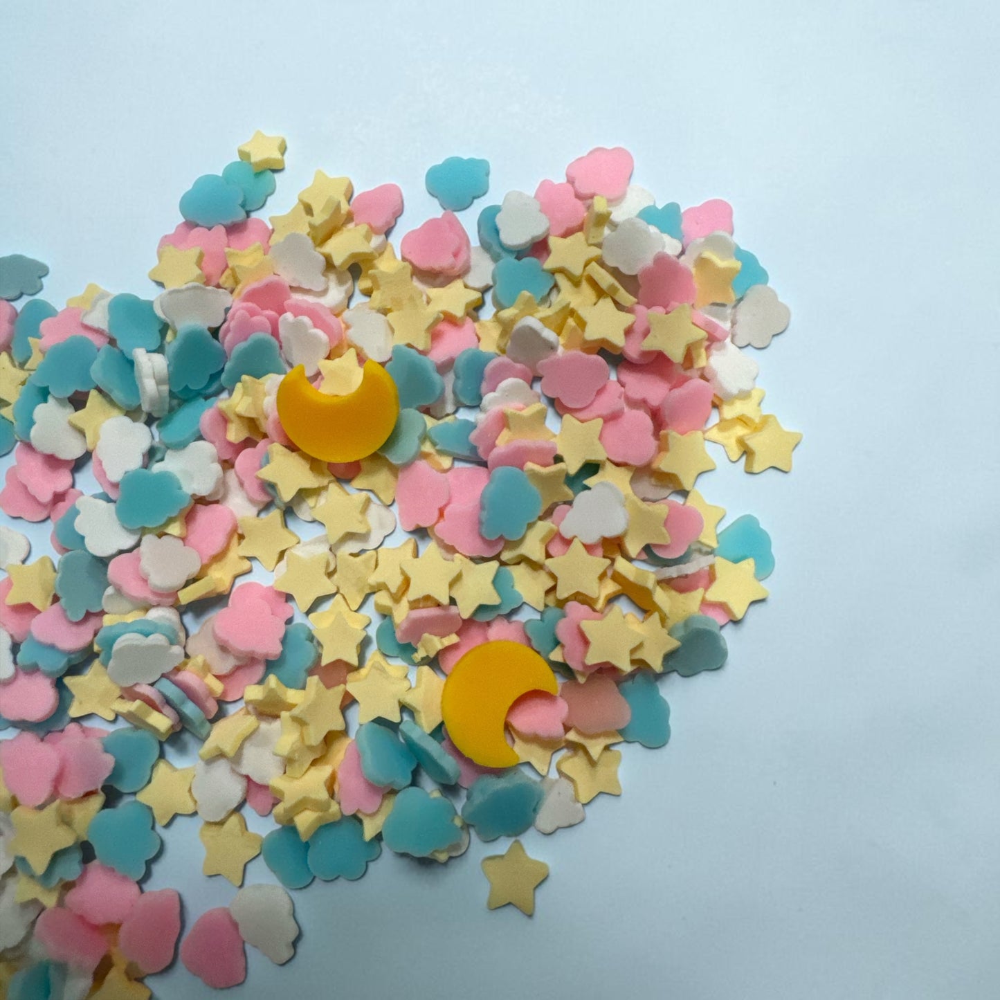 Stars, Moon and Clounds Polymer Clay – 1 oz Bag