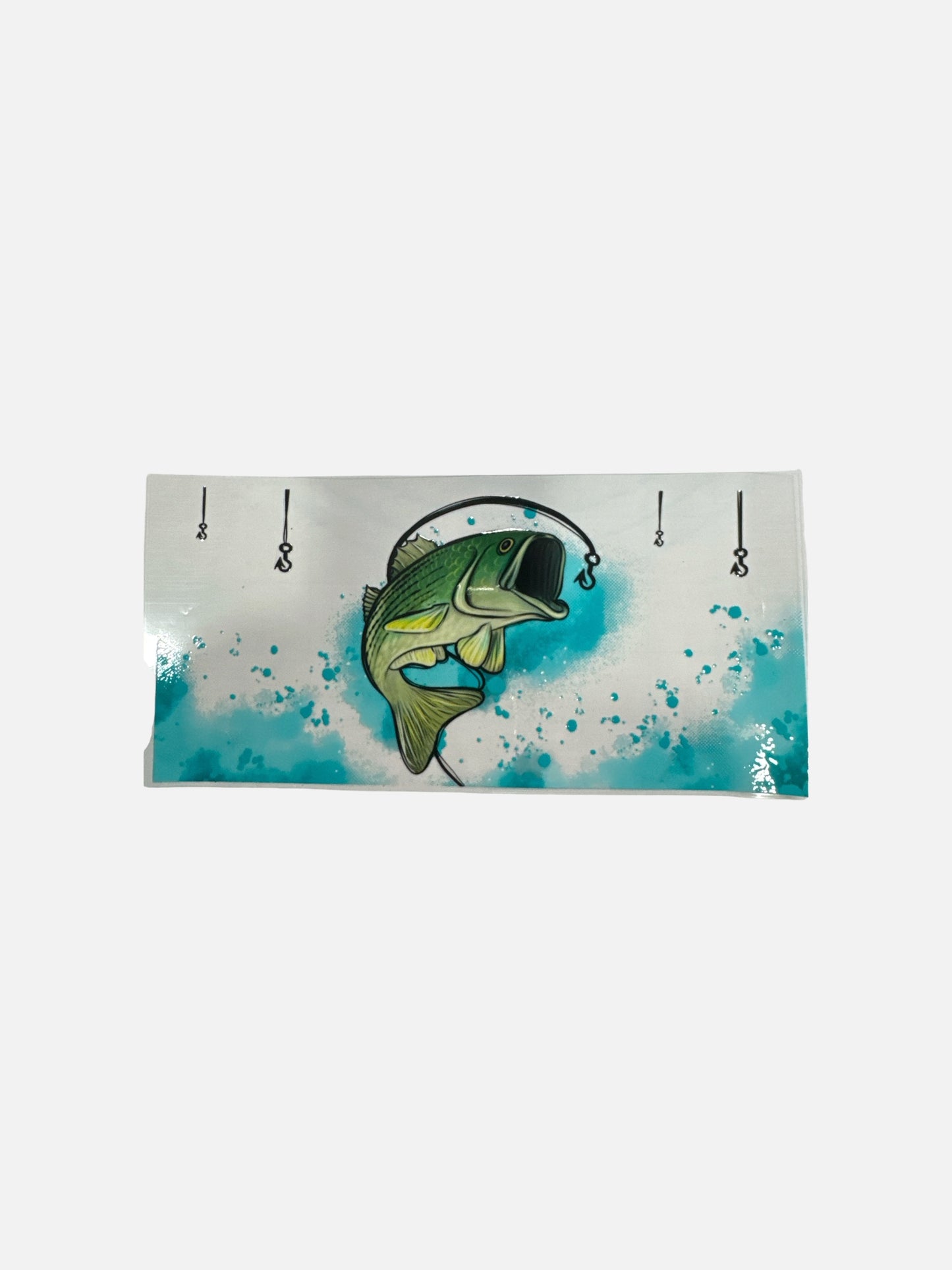 Fishing Cup Wrap 16oz UV DTF Cup Wrap #411