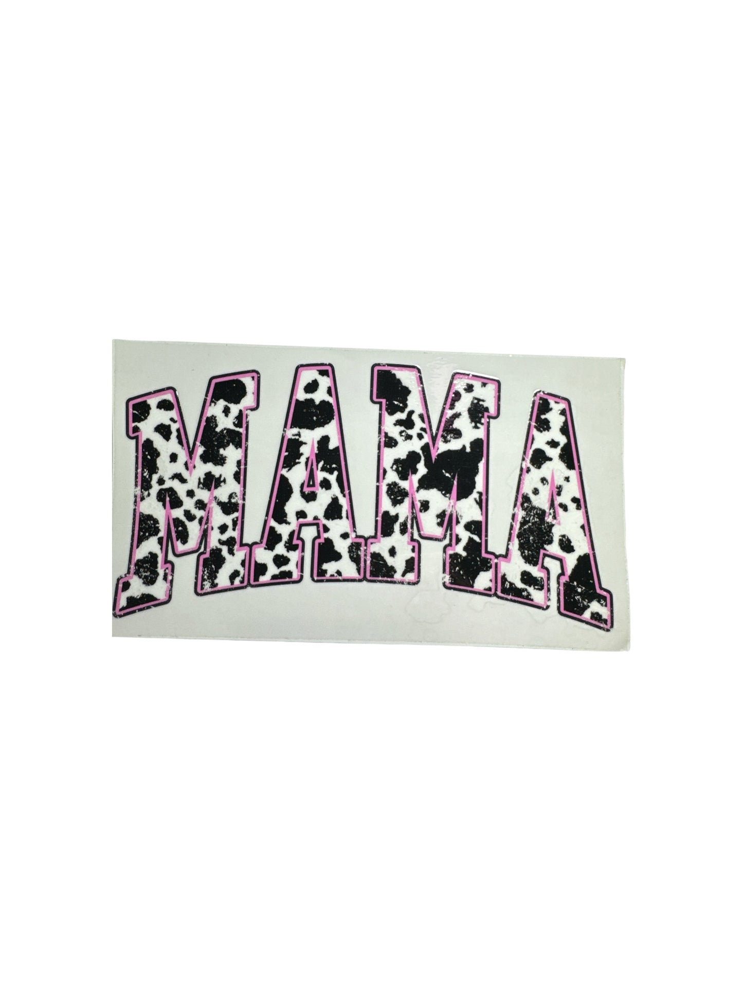 Mama Leopard with Pink UV DTF 16oz Cup Wrap, #373