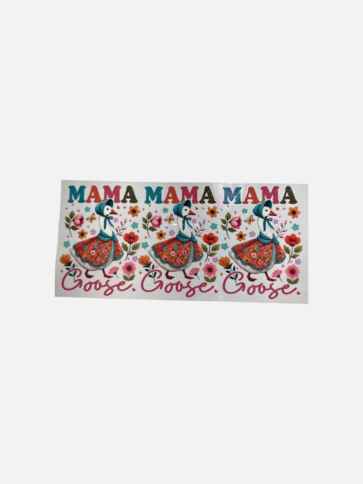 Mama Goose UV DTF 16oz Cup Wrap, #379