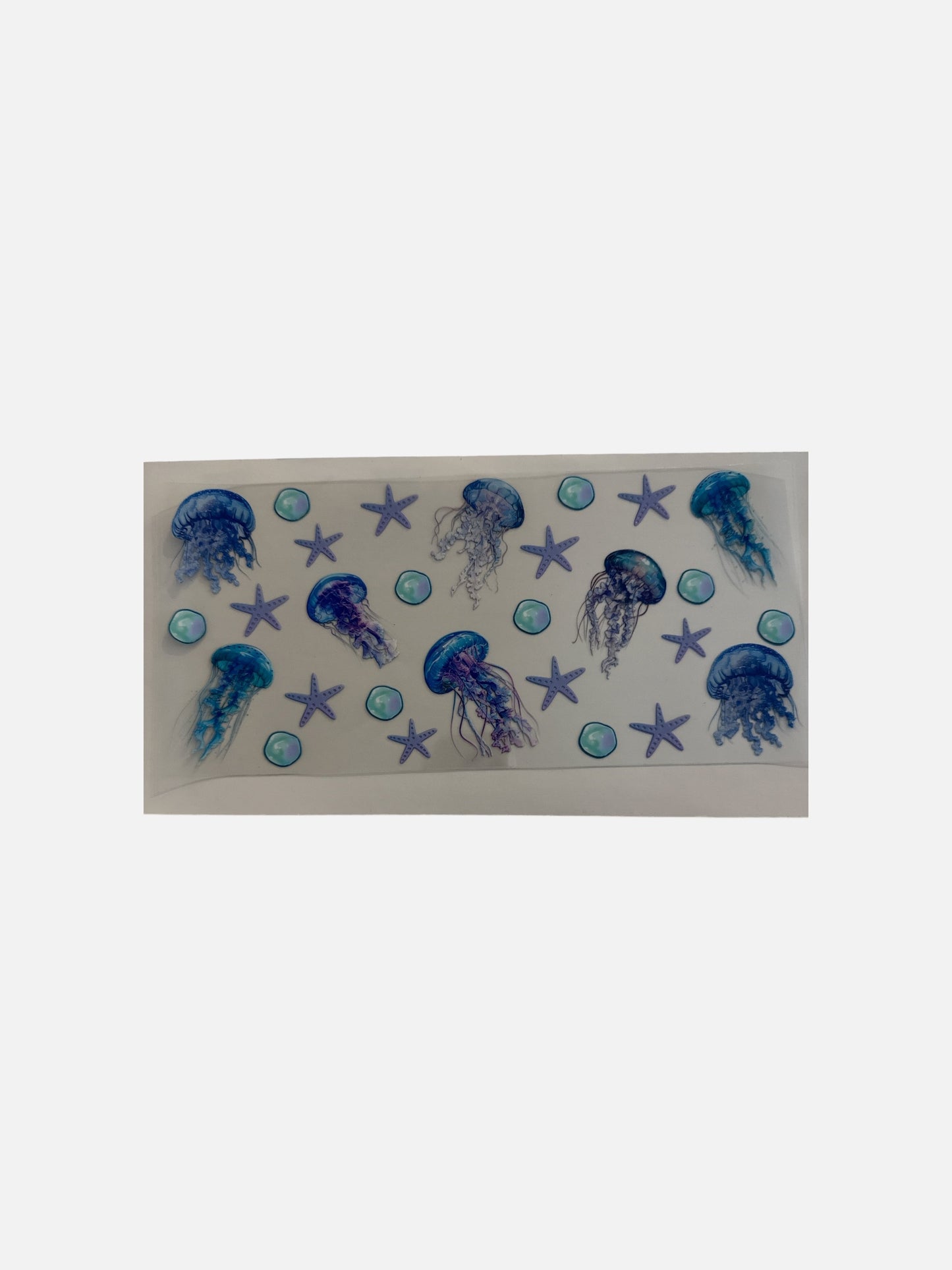 Jelly Fish UV DTF Cup Wrap #457