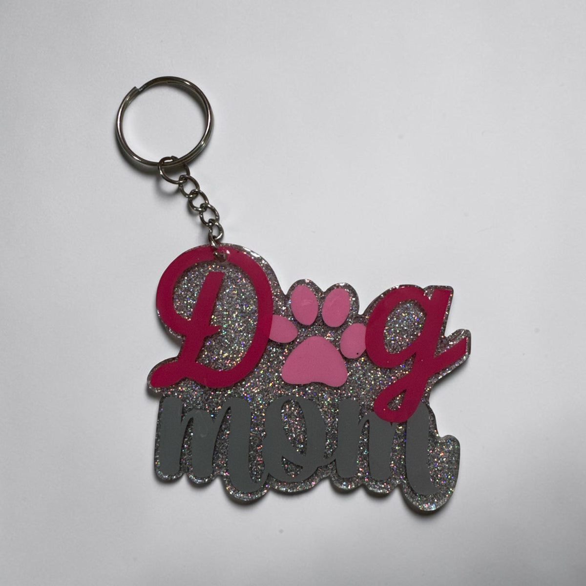 Dog Mom Keychain – Dog Mom Gift & Bag Tag Accessory