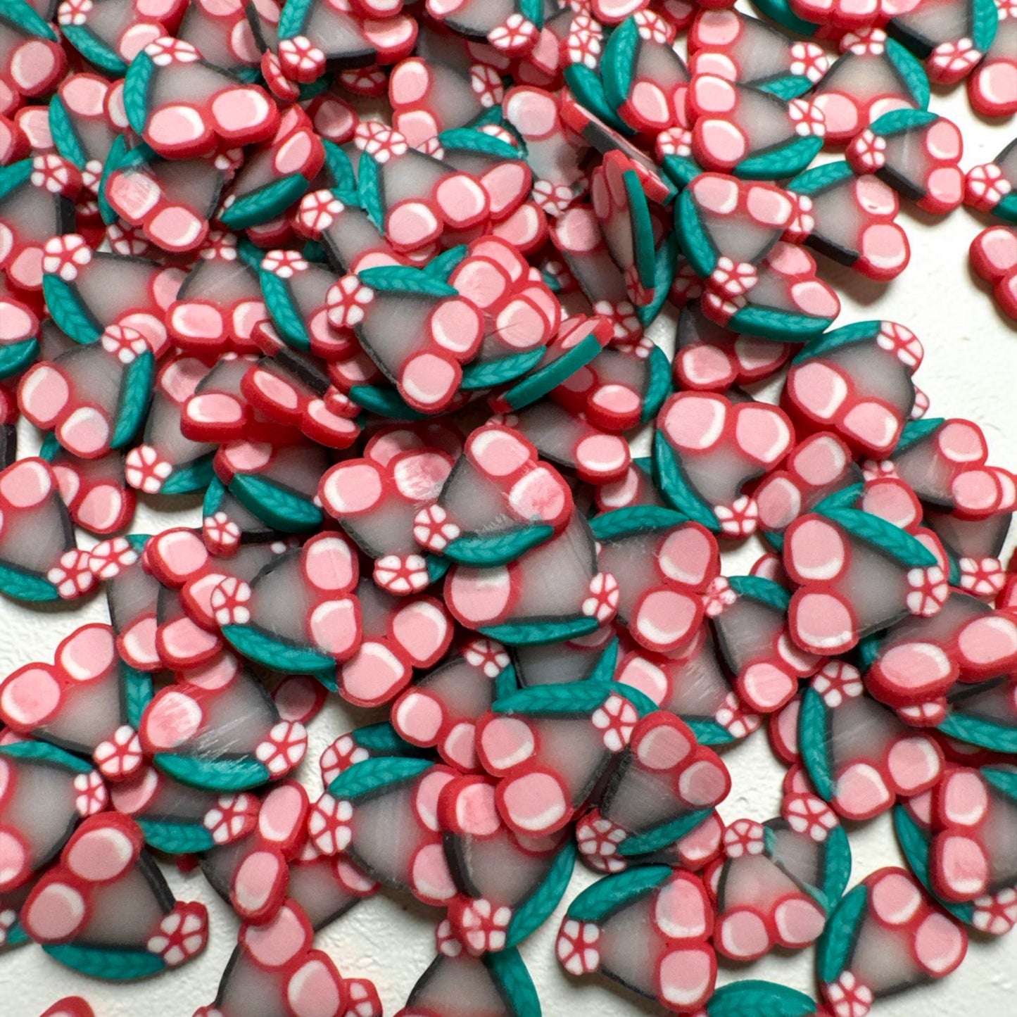 Pink Cherries Polymer Clay – 1 oz Bag