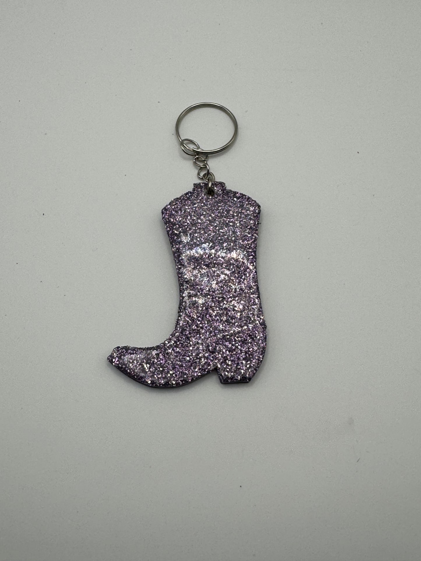 Purple & Gold Cowboy Boot 3-inch Keychain – Bayou Game Day Spirit