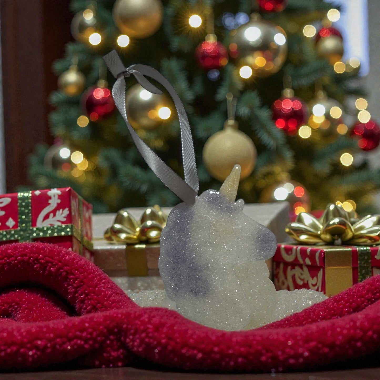 Unicorn Ornament – Magical Rainbow Christmas Decoration, Gift for Kids & Unicorn Lovers