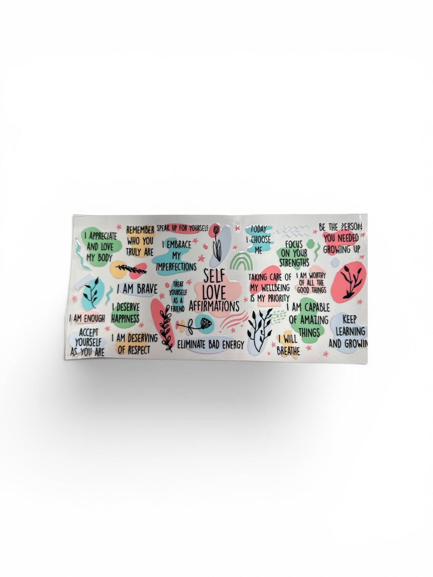 Positivity UV DTF Cup Wraps