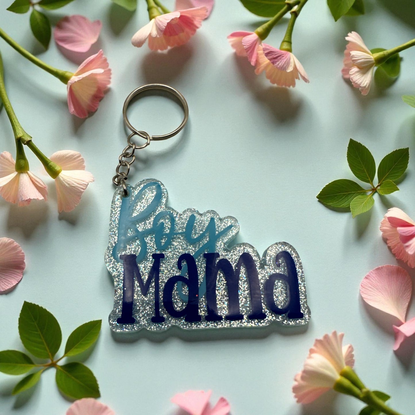 Boy Mamma KEYCHAIN, Backpack - Diaper Bag or Luggage