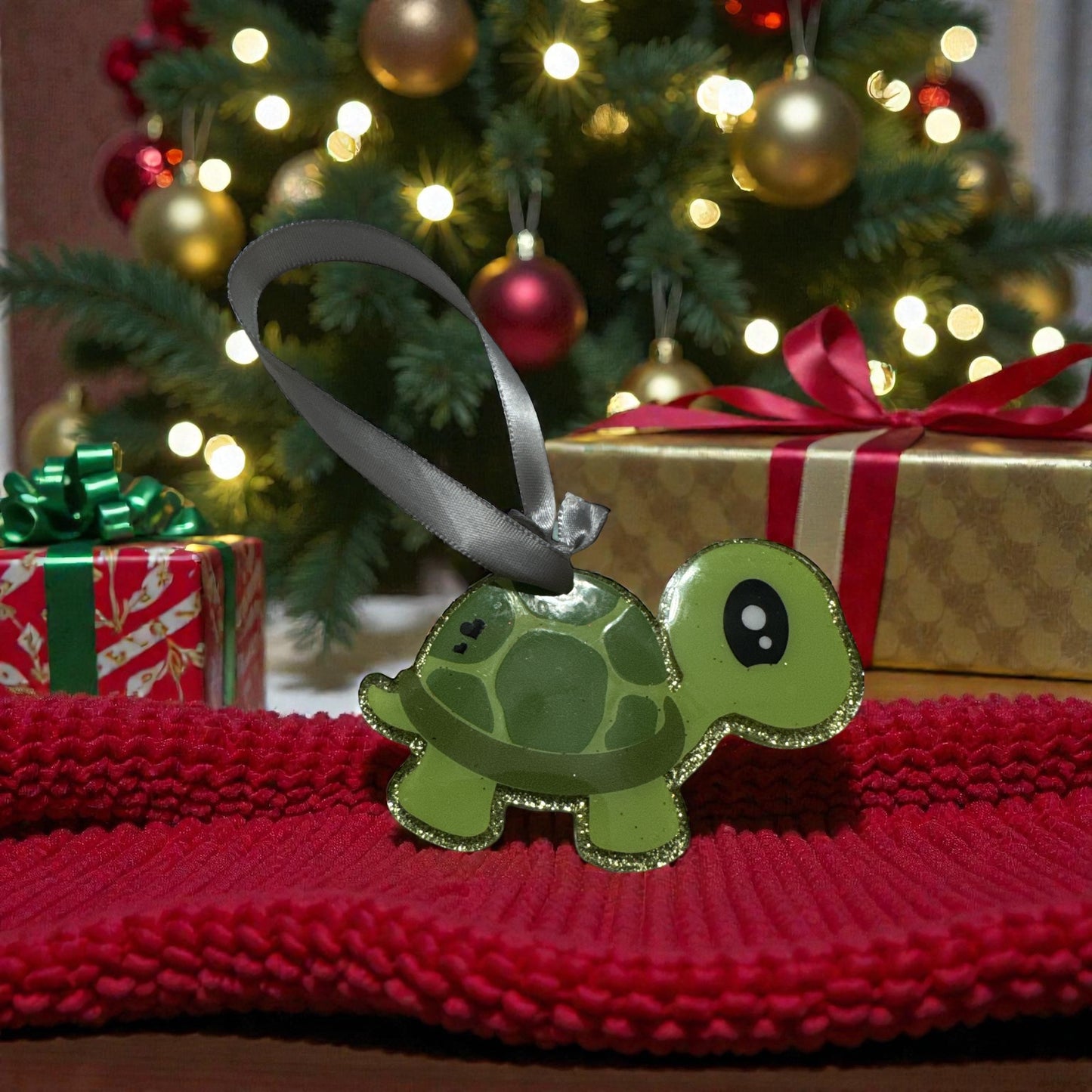 Turtle Mascot Acrylic Ornament - Mascot/Symbol Ornament