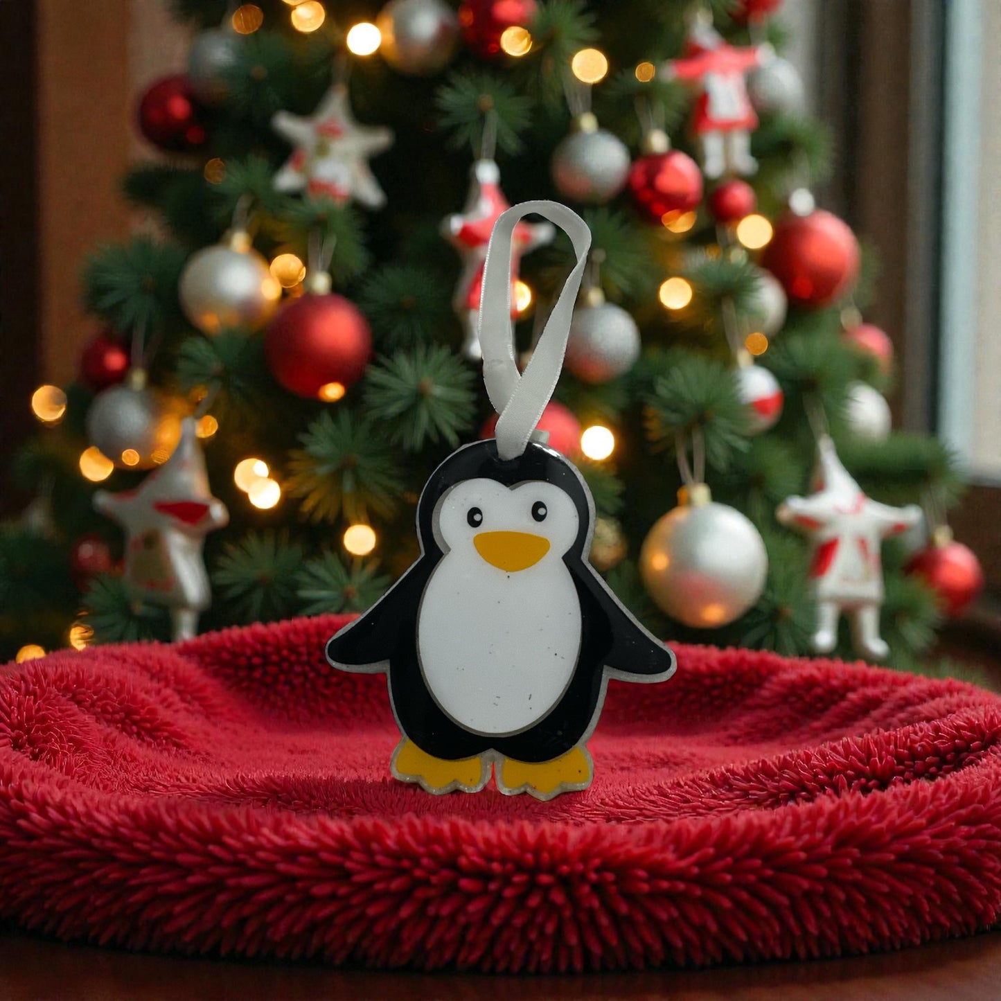 Penguin Mascot Acrylic Ornament