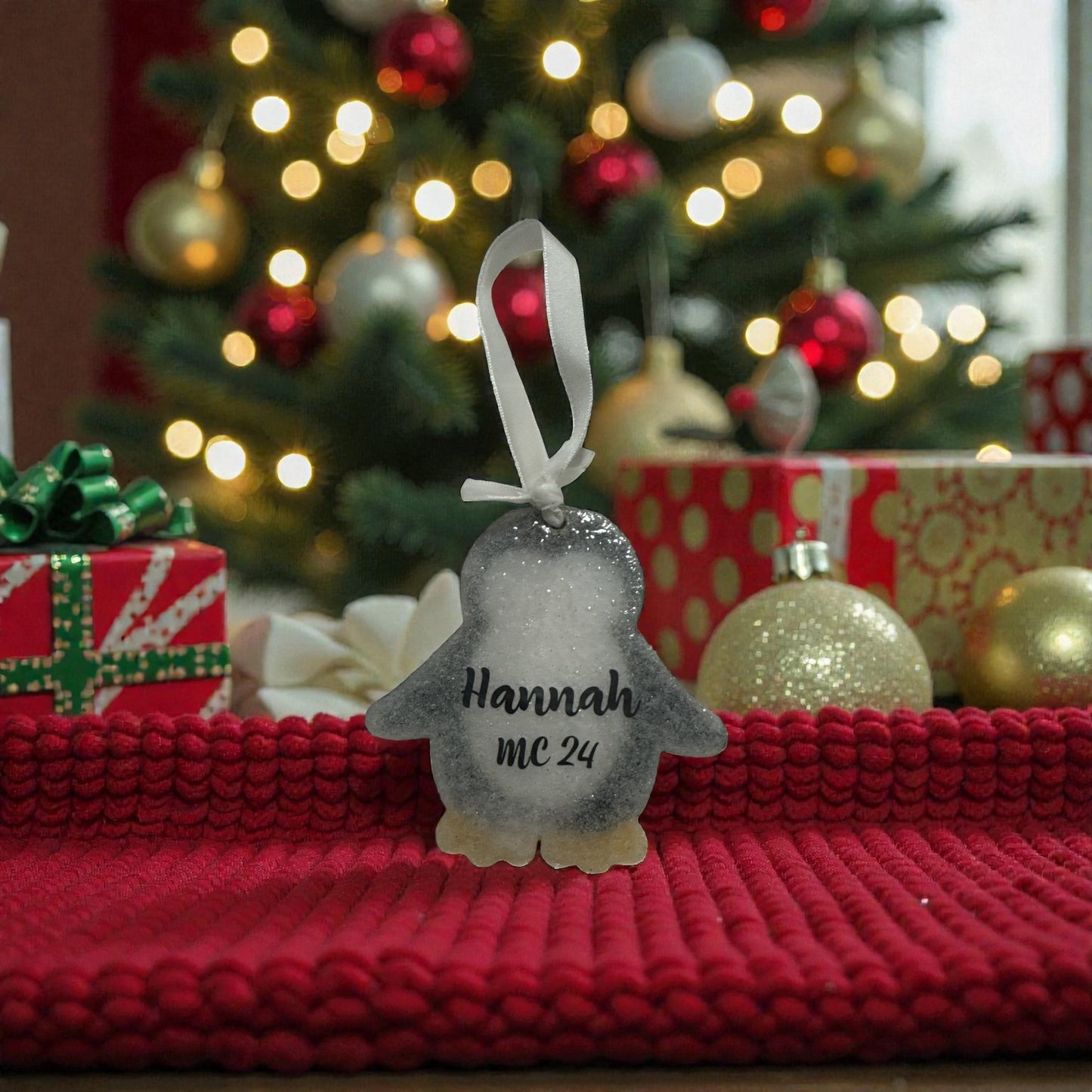 Penguin Mascot Acrylic Ornament