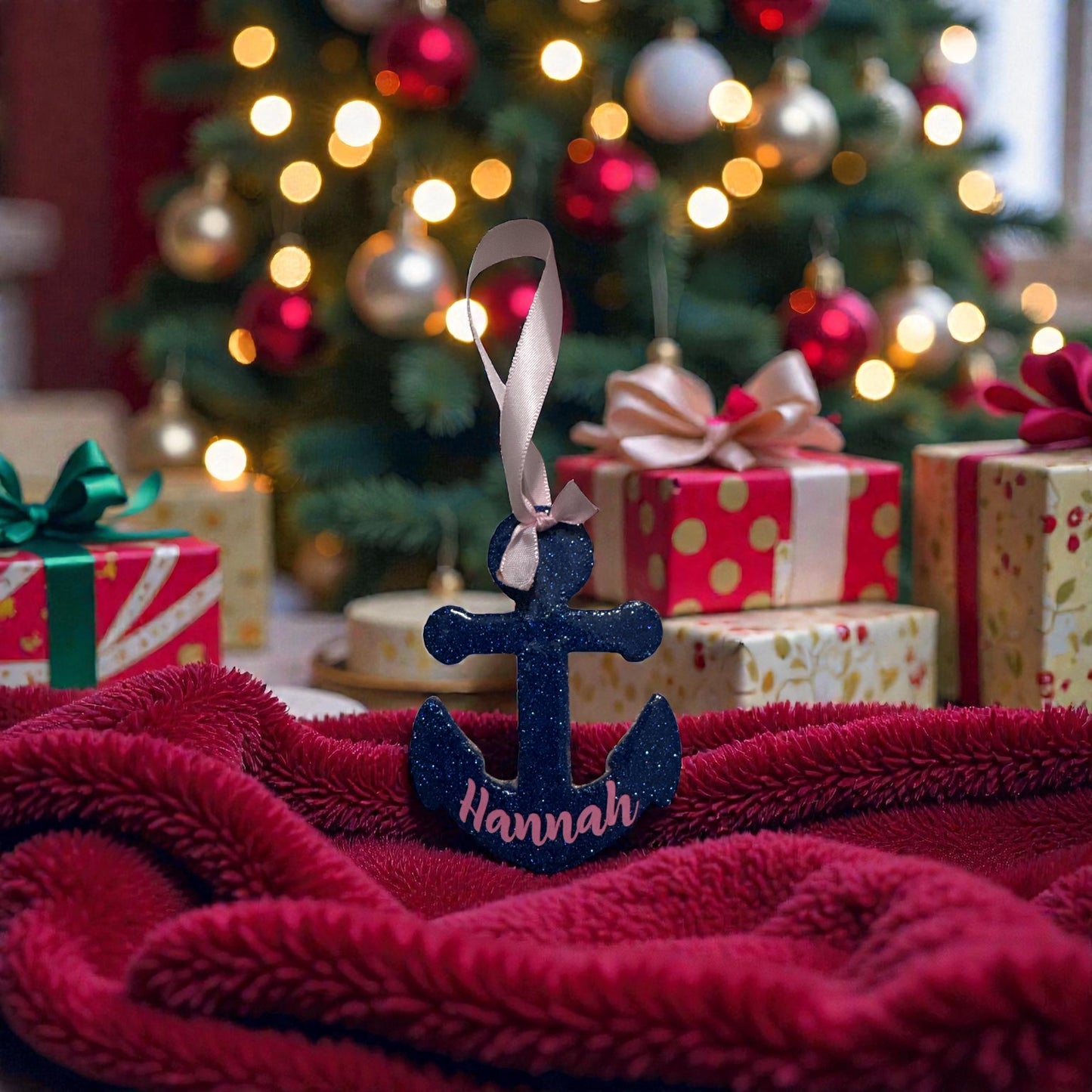 Anchor Symbol Acrylic Ornament