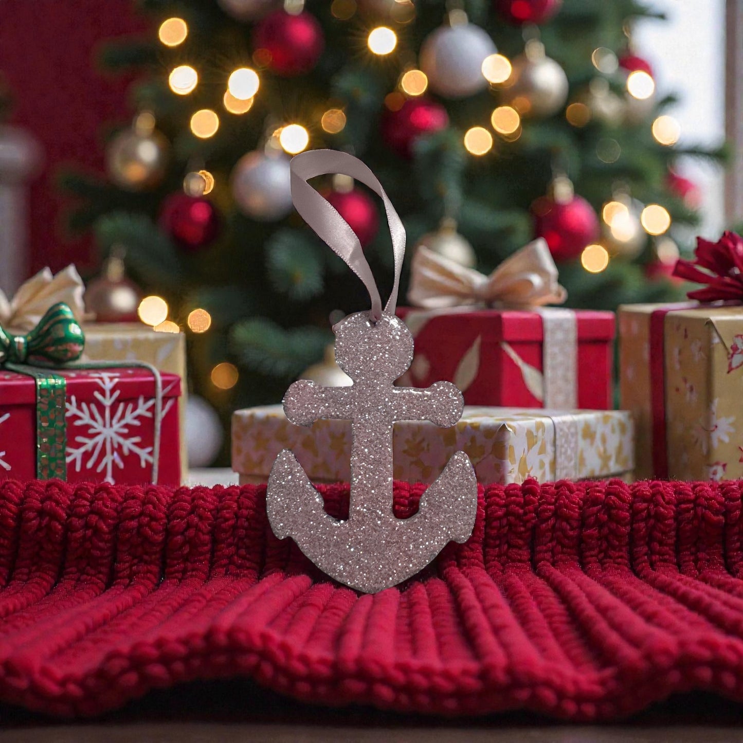Anchor Symbol Acrylic Ornament