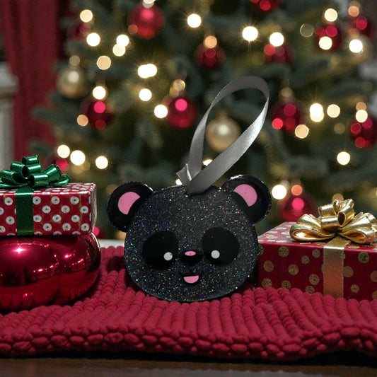 Panda Bear Mascot Acrylic Ornament