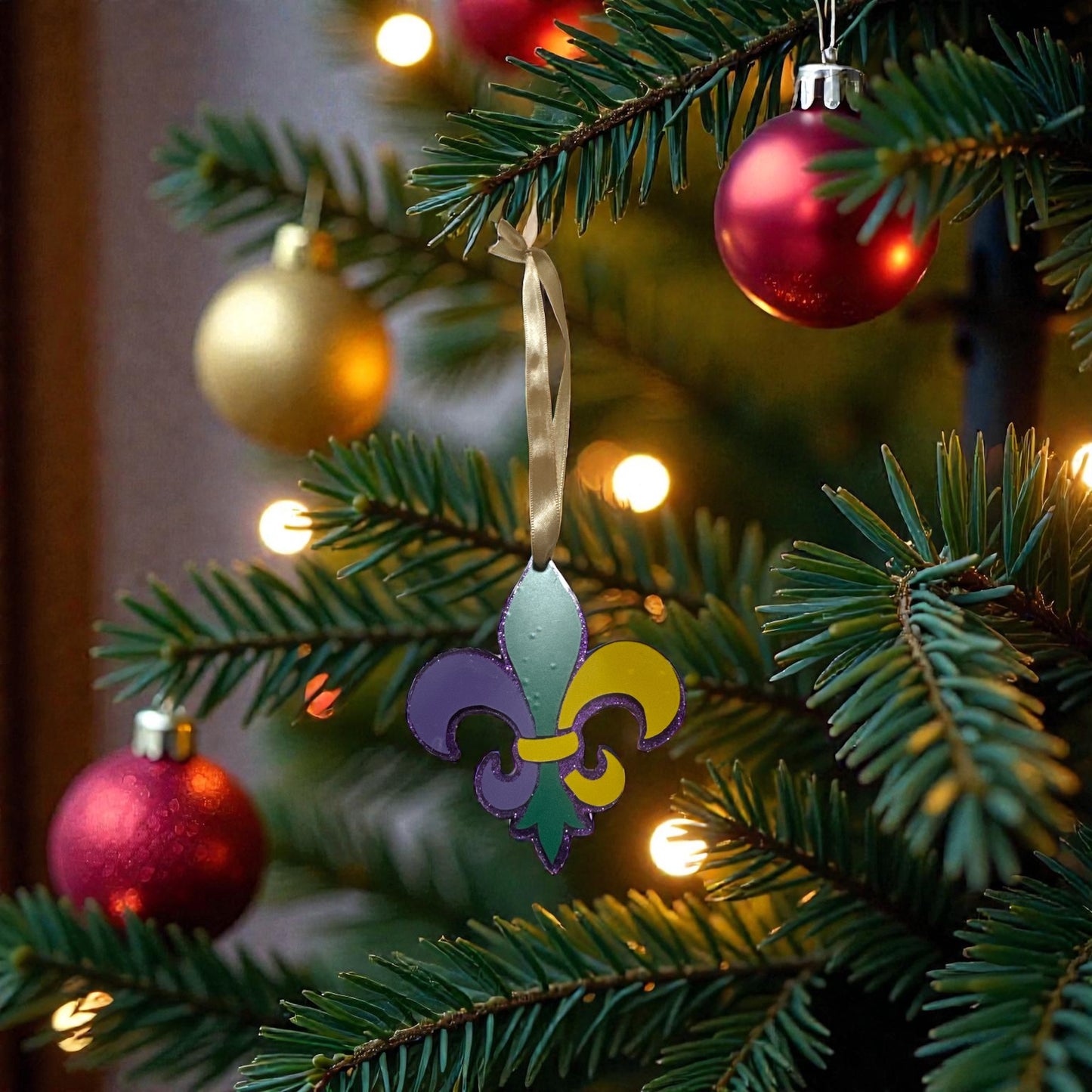 Fleur-de-Lis Symbol Acrylic Ornament
