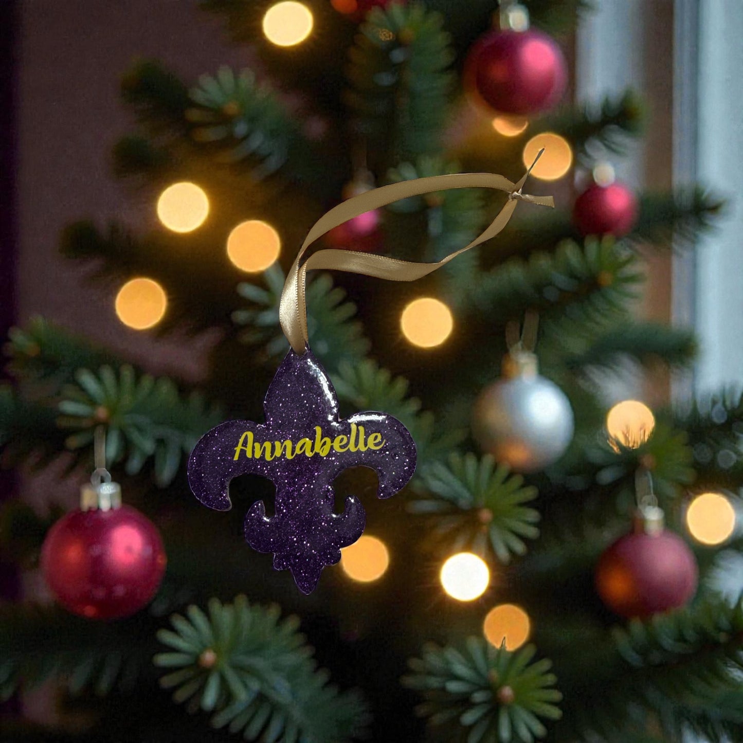 Fleur-de-Lis Symbol Acrylic Ornament