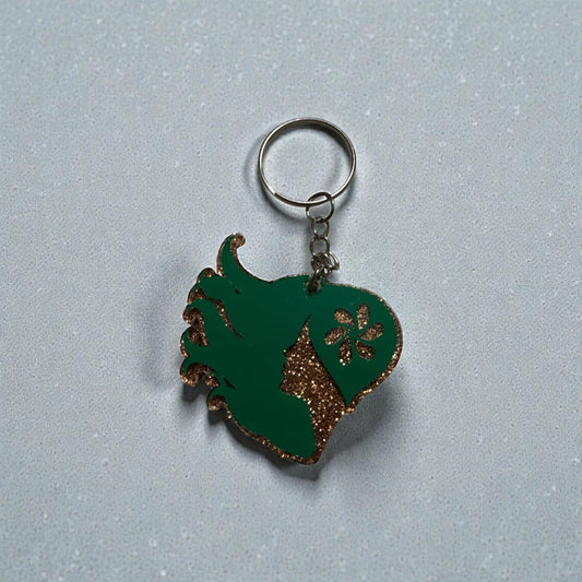 Virgo Zodiac 2 inch Keychain | Astrology Keychain | August–September Star Sign Gift