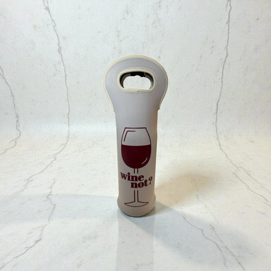 Wine Not? Neoprene Wine Bag with Handle