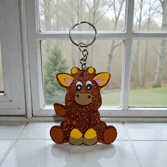 Giraffe Sitting – Personalized with a Name Baby or Child