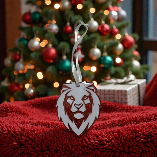 Lion Head Mascot 3.5inch Ornament – Symbol of Strength & Pride