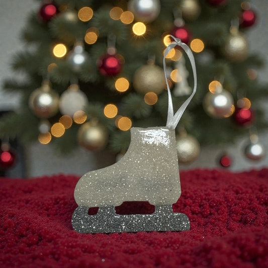 Ice Skate Custom 3.5-inch Ornament – Symbol of Strength & Pride| Personalized
