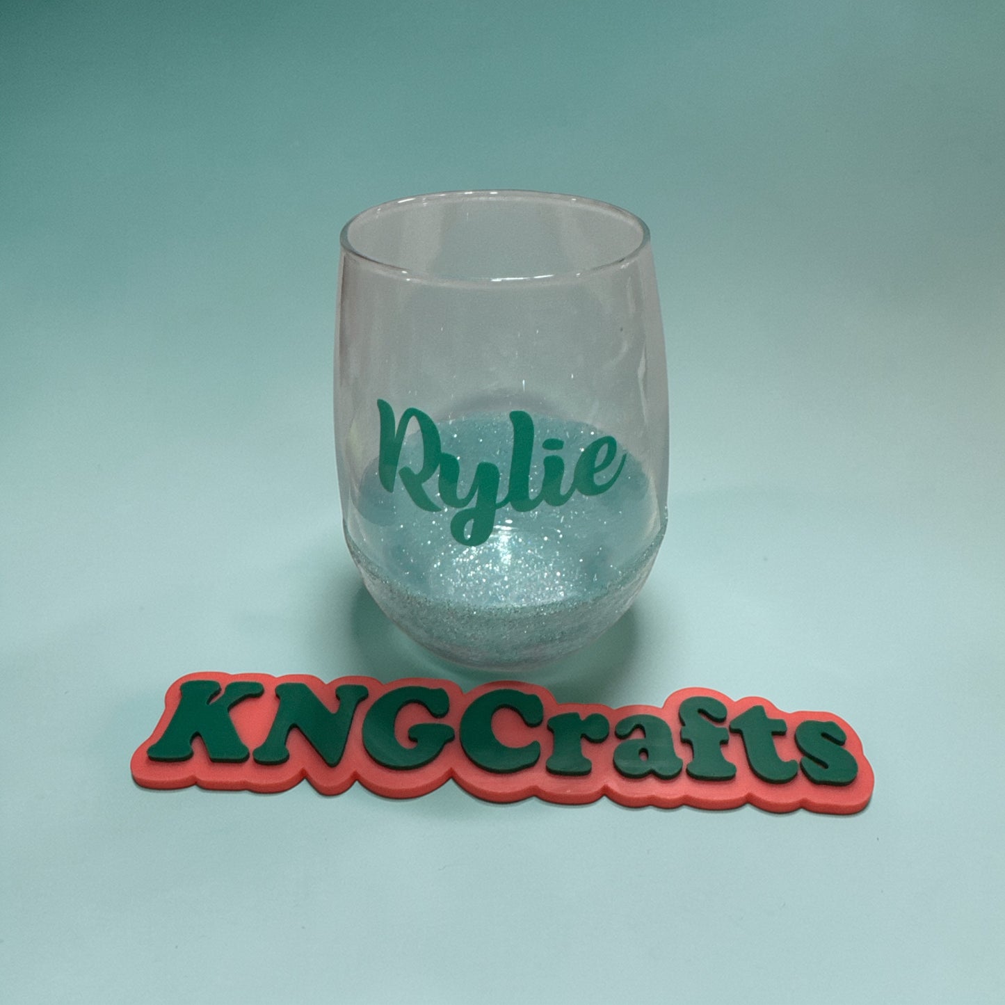 Wine Glass – Glitter Personalized - Perfect for Gifts & Bridesmaids