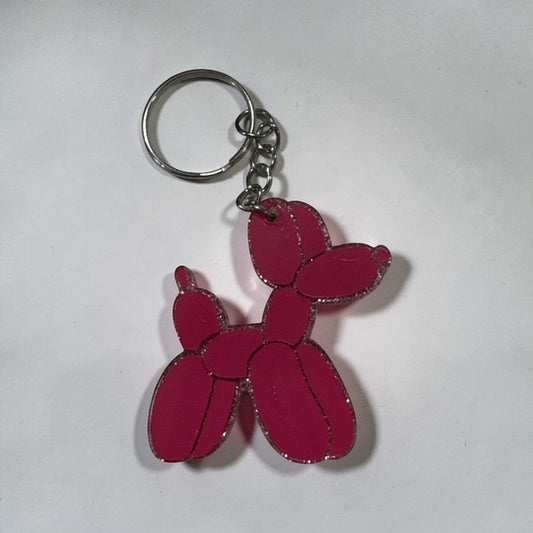 Balloon Dog Keychain Charm – Multiple Colors Available