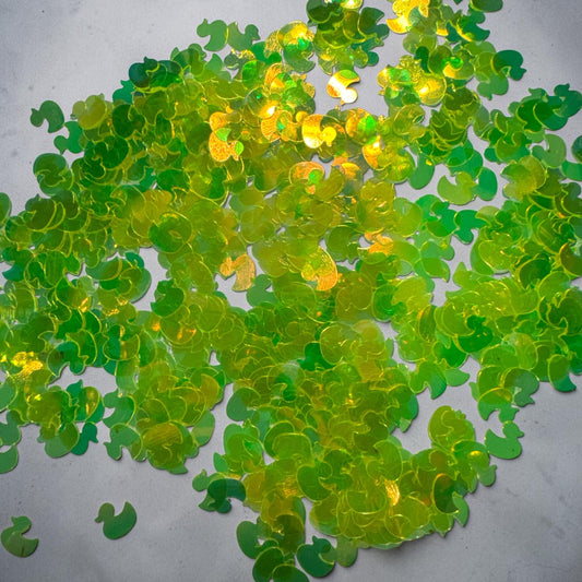 Yellow Duck 2D glitter Craft Supplies .5oz Bag