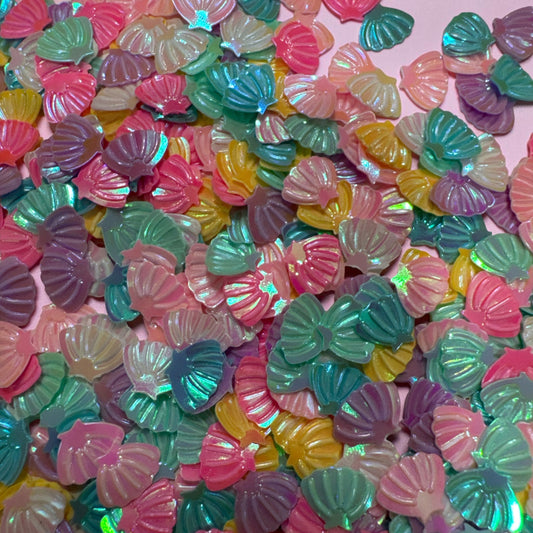Sea Shell Polymer Clay - Glitter – 2 oz Bag