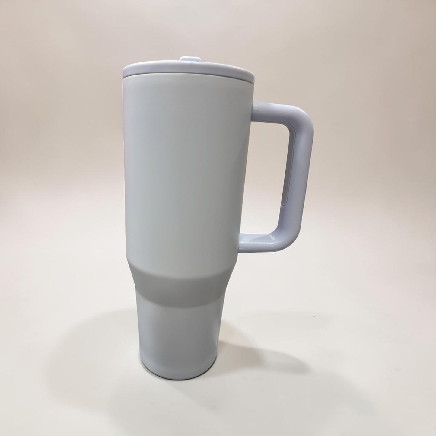 40oz Powder Coated Stainless Steel Tumbler with Handle PERIWINKLE BLUE